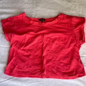 Peach crop top